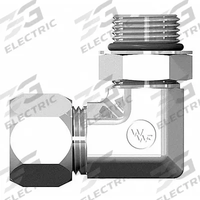 WEATHERHEAD Compression Fitting Elbow: 5/8 in OD x 7/8 in Pipe Size - Flareless Bite-Type Steel Compression Fittings