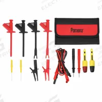 POMONA Test Lead Kit: CAT II 300V/CAT III 1000V, Alligator Clip/Std Probe, 1,000 V Max Volt, 4 ft Lg (MPN 6530A). Key specifications — Brand: POMONA.