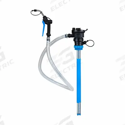 MACNAUGHT Battery Operated Pump: Pumps with Discharge Hose & Nozzle, 18V Battery Size - Cordless Battery-Powered Drum Pumps
