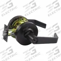 TELL MANUFACTURING Door Lever Lockset: Classroom Lever Locksets, Bronze, Interchangeable Core (MPN L2070-IC-10B). Key specifications — Ligature Resistance: Not Ligature-Resistant; Brand: TELL MANUFACTURING; Lockset Function ANSI Code: F84; Visual Indicator Message: No Message; Lockset Style: Rose; Finish: Dark Oxidized Satin Bronze, Oil Rubbed.