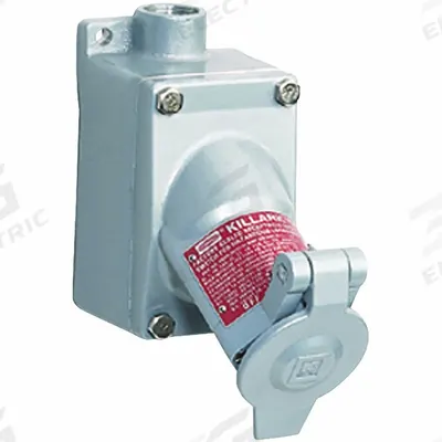 HUBBELL Receptacle: Single, 1 Gang, 5-20R, 125V AC, 20 A, 2 Pole - One-Gang Receptacles