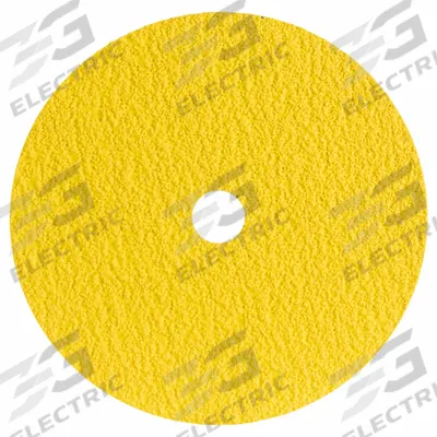 NORTON Fiber Disc: 7" x TN Quick-Change, Ceramic, 36 Grit - Cool-Cutting Fiber Discs for Stainless Steel & Nickel Alloys
