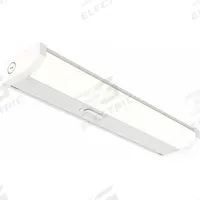LED Under Cabinet: 12 in Lg, 2700K/3000K/3500K/4000K/5000K, 21 W, Hardwired, White, Steel, 120V AC (MPN UCES 12IN SWW5 90CRI WH M6). Key specifications — attr1262778: 120V AC; attr1262749: Hardwired; attr1262754: Integrated LED; attr1262758: Steel; attr1262760: No; attr1262765: LED; attr1262776: High/Low; attr1262780: 5000K.
