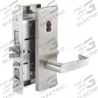 ABILITY ONE Door Lockset: Office Lever Locksets, Stainless Steel, ADA Compliant (MPN 5340-00-NIB-0266). Key specifications — attr1024149: Not Ligature-Resistant; attr1011488: ABILITY ONE; attr1024446: F08; attr1011524: No Message; attr1011506: MR117 Philadelphia; attr1011485: Yes; attr1059461: Satin Stainless Steel : Stainless Steel.