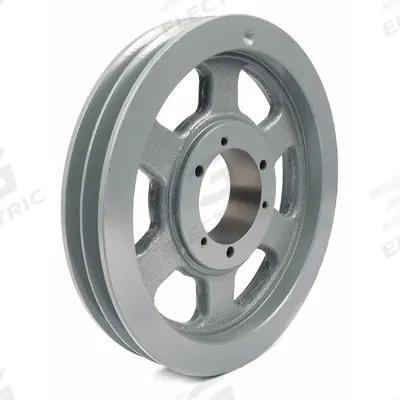 APPROVED VENDOR V-Belt Pulley: 5V1500, 2 Groove, 15 in OD, Bushed Bore - Bushed-Bore Cast-Iron Wedge V-Belt Pulleys