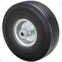 APPROVED VENDOR Flat-Free Wheel: 10 in Wheel Dia., 3 in Wheel Wd, Polyurethane, 350 lb Load Capacity (MPN 53CM95). Key specifications — Brand: APPROVED VENDOR; Tire Sidewall Number: 4.10/3.50-4.