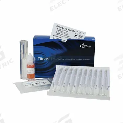 CHEMETRICS Water Quality Test Kit: Chloride, 50 to 500 ppm, 50 ppm - Water Quality Test Kits
