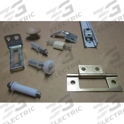 APPROVED VENDOR Track Kit: 3 ft Lg, 1 1/16 in Wd, 1/2 in Ht, 60 lb Max Wt - Hanging Door Track Kits