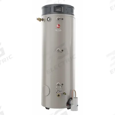 RHEEM Commercial Gas Water Heater: Natural Gas, Low NOx, 100 gal, 160,000 BTU - Powered-Vent Commercial Gas Water Heaters