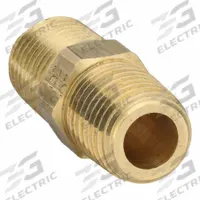 PARKER Metal Pipe Straight: Straight, 1/4 in x 1/4 in, Male NPT Threaded x Male NPT Threaded (MPN 216P-4). Key specifications — Maximum Operating Pressure: 1,000 psi.