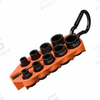 KLEIN TOOLS Impact Socket Set: 3/8 in Drive Size, Small Set (0-50 pieces) Set Size, 10 Pieces, SAE (MPN 33809). Key specifications — attr1204251: KLEIN TOOLS; attr1215453: 3/8 in; attr1215454: 1/4 in to 3/4 in; attr1224229: Friction.