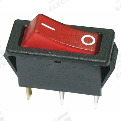 Dayton Drop Cord Rocker Switch: Mfr Part # VEGGS45904G - Replacement HVACR Controls, Switches & Thermostats