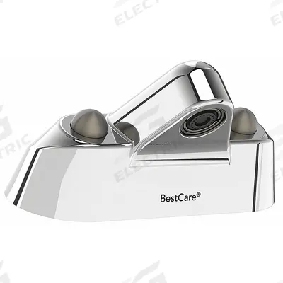 BESTCARE Bathroom Faucet: WH3378, Centerset, Brass, Chrome, Manual, Pneumatic - Button-Operated Institutional Faucets