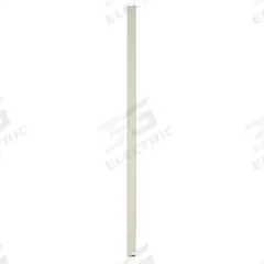 ASI GLOBAL Partition Column: Plastic Polymer, Pebble, Cream, 82 in Ht, 4 in Wd, 1 in Thick (MPN 65-M087049-9235). Key specifications — Inner Core Type: Solid Polymer; Brand: ASI GLOBAL PARTITIONS; Color: Cream; Finish/Texture: Pebble.