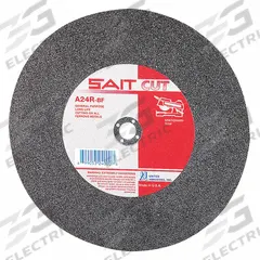 SAIT Abrasive Cut-Off Wheel: Type 1, 16" x 5/32" x 1", Aluminum Oxide, 24 Grit, A24R (MPN 24070). Key specifications — Brand: UNITED ABRASIVES-SAIT; Series: A24R.