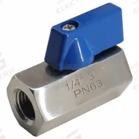 APPROVED VENDOR Manual Two-Way Ball Valve: 1/4 in, 316 Stainless Steel, Straight Valve Body, RPTFE (MPN 06Q101N04014). Key specifications — Brand: APPROVED VENDOR; Handle: Locking Lever.