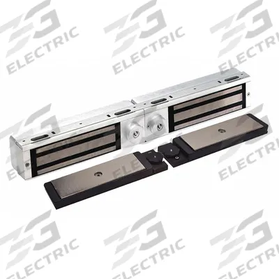 DYNALOCK Electromagnetic Lock: 22 in Lg, 3 in Wd - Double-Door Magnetic Locks