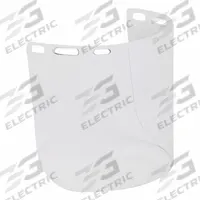 PIP Face Shield Visor: 15 in Overall Wd, 8 in Overall Ht, 0.08 mm Overall Thick, Clear, Anti-Fog (MPN 251-01-7301). Key specifications — Material: Polycarbonate; Brand: PIP.