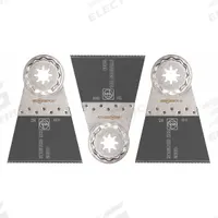 FEIN Oscillating Tool Blade: 2 1/2 in Blade Wd, 3 13/16 in Overall Lg, Straight Cutting, 3 PK (MPN 63502134270). Key specifications — attr1097473: Plastic; attr1097476: FEIN; attr1097456: Straight Cutting.