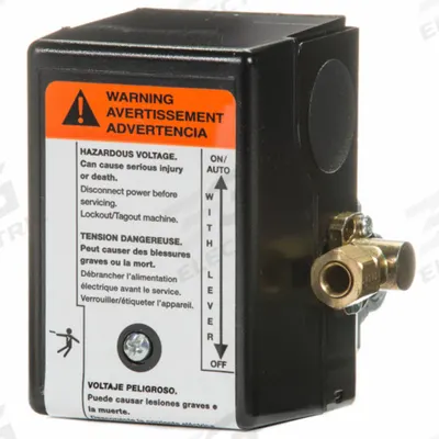 INGERSOLL RAND Pressure Switch: 23474570, Air Compressor Pressure Switch, RECIPROCRATING COMPRESSOR - Pneumatics