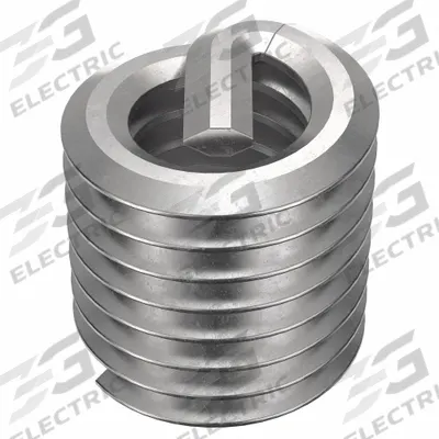 HELI-COIL Helical Insert: Tanged Tang Style, Free-Running, M4-0.70 Thread Size, Plain - Free-Running Tanged Helical Inserts