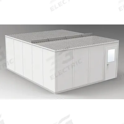 PORTA-FAB Modular In-Plant Office: 20 ft x 16 ft x 8 ft, 4 Walls, Vinyl-Covered Drywall - 4-Wall Unassembled In-Plant Offices