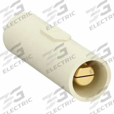 HUBBELL Gender Reversing Connector: Male-Male, White, 600V AC/600V DC, 400 A - Female-to-Male Reversing Adapters