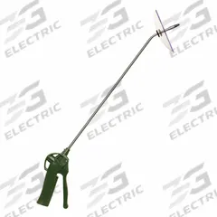 EXAIR Air Gun: Ergonomic Grip, Polyoxymethylene, 1/4 in Female NPT, 20 in Actual Extension Lg, 18 in (MPN 1810-PEEK-20-CS). Key specifications — attr1328526: Polyoxymethylene; attr1328500: Extension Pipe; attr1328508: EXAIR; attr1328515: Yes; attr1328533: Yes.