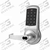 ASSA ABLOY Cylindrical Lock: ADA Compliant, Chrome (MPN B-AU-NTB613-NR 626). Key specifications — Product Type: Cylindrical Keypad Lock; Manufacturer Part Number: B-AU-NTB613-NR 626; Key Override Options: Cylinder Override; Lever Style: Straight Return.