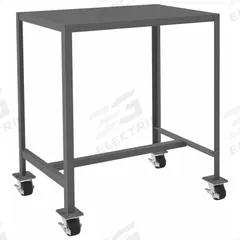 DURHAM MFG Work Table: Fixed Ht, Steel, 36 in x 24 in, 2,000 lb Overall Load Capacity (MPN MTM243642-2K195). Key specifications — Unit Type: Not Expandable or Modular; Assembly: Fully Assembled; Wheel Material: Phenolic; Frame Material Finish: Powder Coated; Mobility: Casters; Height Adjustability: Fixed Height; Caster Type: (4) Swivel Locking; Frame Construction: Welded Only.
