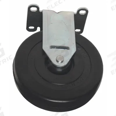 RUBBERMAID COMMERCIAL PRODUCTS Soft Rubber Rigid Caster Quiet: Fits Rubbermaid Commercial Brand - Material Handling Parts