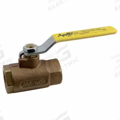 APOLLO Manual Two-Way Ball Valve: 1/4 in, Bronze, Straight, FNPT x FNPT, 600 psi Max. Pressure (CWP) (MPN 8210101). Key specifications — Brand: APOLLO; Handle: Lever.