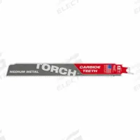 MILWAUKEE Reciprocating Saw Blade: 10 Teeth per Inch, 9 in Blade Lg, 1/16 in Blade Wd, Carbide (MPN 48-00-5252). Key specifications — attr1109198: 10; attr1109201: Straight; attr1109209: MILWAUKEE.