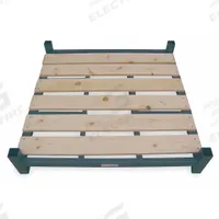APPROVED VENDOR Stack Rack Base: 48 in x 48 in x 9 in, Wood Decking, 2,000 lb Load Capacity, Steel (MPN BB2-4848HW). Key specifications — Material: Steel; Brand: APPROVED VENDOR; Decking Style: Wood; Color: Gray; Finish: Powder Coated.