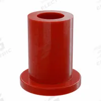 BUNTING BEARINGS Flanged Sleeve Bearing: PTFE, 3/16 in Bore, 5/16 in OD, 1/2 in Overall Lg, 3 PK (MPN BJ4F030504). Key specifications — Brand: BUNTING BEARINGS; Color: Red.