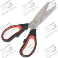 CRESTWARE Kitchen Shears: Ambidextrous, Ergonomic Handle, 7 1/2 in Overall Lg, 3 1/2 in Lg of Cut (MPN KN12). Key specifications — Adjustable: No; Brand: CRESTWARE; Handle Style: Ergonomic; Left/Right Hand: Ambidextrous; NSF Certified: Yes.
