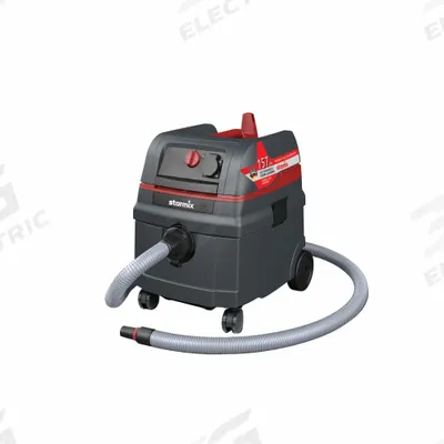 STARMIX Dust Extractor: HEPA, Dry/Wet, 6 3/5 gal Tank, 157 cfm Air Flow - Corded Dust Extractors with HEPA Filtration