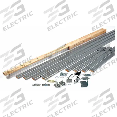 NATIONAL GUARD Track Kit: 73 in Lg, 1 13/16 in Wd, 1 7/16 in Ht, 250 lb Max Wt - Hanging Door Track Kits