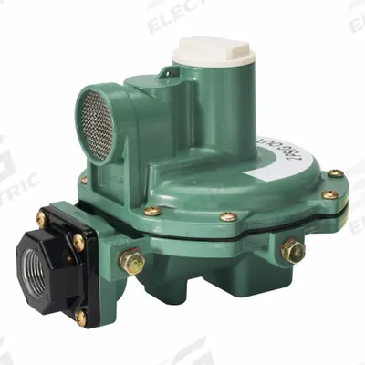 FISHER LPG Pressure Regulator: Lever-Acting Gas, 1,400,000 BtuH Gas Capacity, Aluminum - Lever-Acting Gas Pressure Regulators
