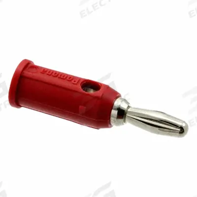 POMONA Banana Plug: 1 1/2 in Lg, 5 A Max Current Measurement - Standard Sheath Banana Jack to Non-Sheath Banana Plug Adapters