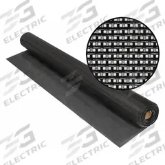 PHIFER Replacement Screen: Polyester, Black, 17 x 14 Mesh Size, 3 ft Wd, 100 ft Lg (MPN 3000048). Key specifications — Brand: PHIFER; Color: Black; Mesh Size: 17 x 14.