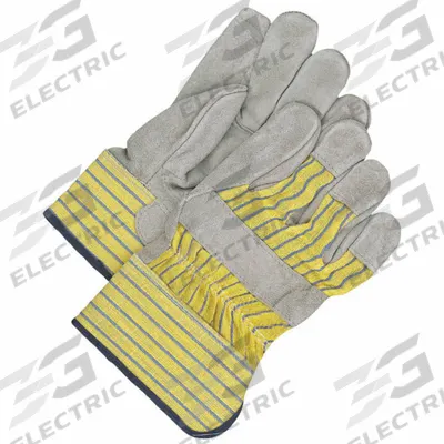 BDG Leather Gloves: Universal, Double Palm, Cowhide, Premium, Glove, Full Finger - Work Gloves
