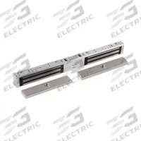 RUTHERFORD Electromagnetic Lock: 18 3/4 in Lg, 1 7/8 in Wd, 1 in Ht (MPN 8372 2DSS 28). Key specifications — Release Delay: Instantaneous; Series: 8; Material: Aluminum; Brand: RUTHERFORD.
