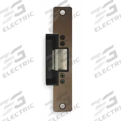 ADAMS RITE Electric Door Strike: 1 1/4 in Wd, 6 7/8 in Ht, Cylindrical, Bronze (MPN 7130-540-313-00). Key specifications — Brand: ADAMS RITE; Input Voltage: 24V; Performance Duty Rating: 2 - Medium Duty; Strike Type: Cylindrical.