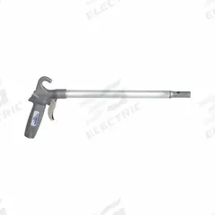 GUARDAIR Air Gun: Pistol-Grip Grip, Aluminum, 1/4 in Female NPT, 1 Nozzle(s), Straight, Focused (MPN 75LJ018AA). Key specifications — attr1328526: Aluminum; attr1328500: Extension and Nozzle; attr1328508: GUARDAIR; attr1328515: No; attr1328533: Yes.