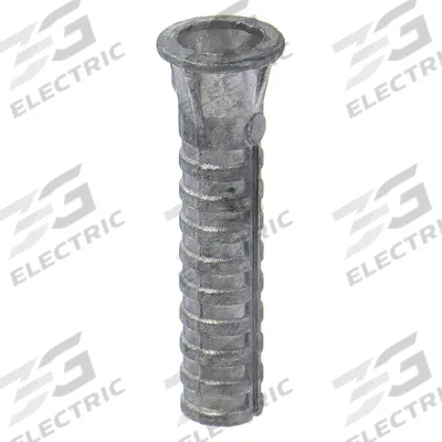 MKT FASTENING Expansion Anchor: #16-18 Thread Size, 1 in Overall Lg, 3/8 in Dia, Zinc Alloy - Metal Plug Anchors