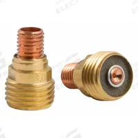 LINCOLN ELECTRIC Gas Lens: For 0.04 in Max Electrode Dia, 45V42 (MPN KP4753-040). Key specifications — Reference Number: 45V42; Brand: LINCOLN ELECTRIC.