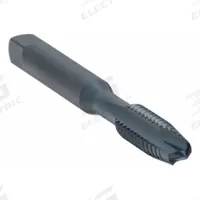 CLEVELAND Spiral Point Tap: #8-32 UNC, H3 / 2B, 2 Flute, Plug Chamfer, Black Oxide High Speed Steel (MPN C57611)