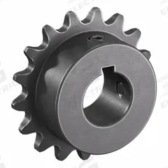 TSUBAKI Single Strand Sprocket: 35, For 3/8 in Chain Pitch, 3/4 in Bore Dia, 17 Teeth, Steel (MPN 35B17F-3/4). Key specifications — Brand: TSUBAKI.