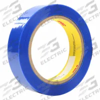 3M Film Tape: 1 in Wd, 72 yd Lg, 2.4 mil Thick, Polyester Film, Silicone, Blue, 36 PK (MPN 8901). Key specifications — Series: 8901.